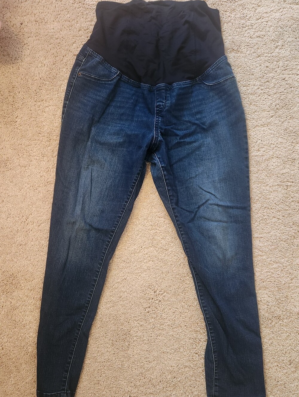 Maternity Dark Wash Skinny Jeans